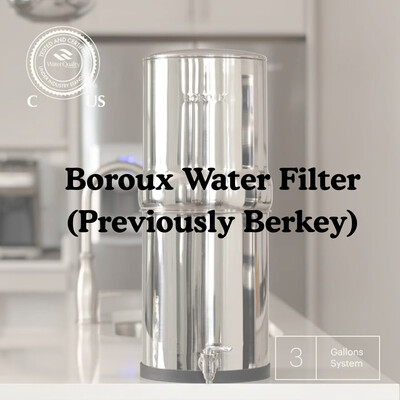 Berkey, boroux, water filter